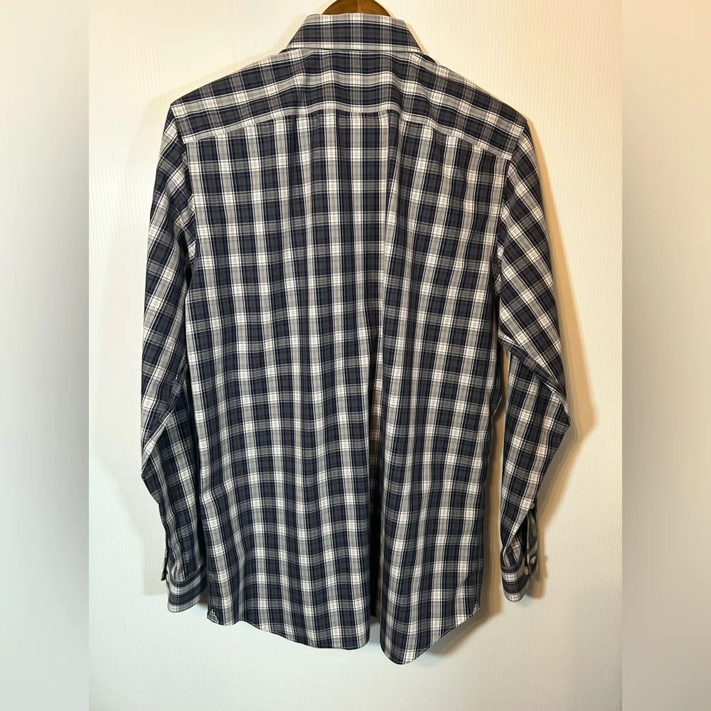 Banana Republic Plaid Button Up Shirt Size Medium